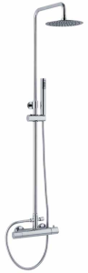Sphera Docce Zestaw prysznicowy z deszczownicą i baterią termostatyczną TM1B13219CR