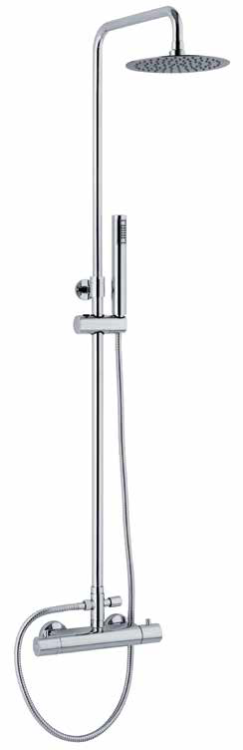 Sphera Docce Zestaw prysznicowy z deszczownicą i baterią termostatyczną TM1B13219CR