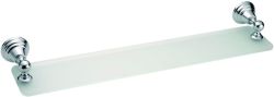 Półka szklana 60cm w stylu Retro B&A Canova CA114 chrom