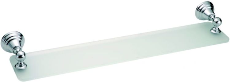 Półka szklana 60cm w stylu Retro B&A Canova CA114 chrom