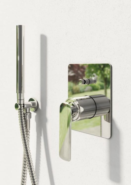  Bateria prysznicowa podtynkowa dwudrożna Kohlman Experience QW210E chrom