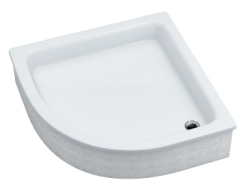 Brodzik półokrągły 90x90x26cm Schedpol Grawello 3.014 R55