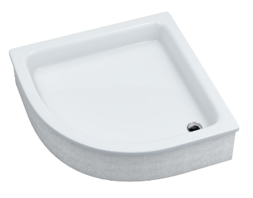 Brodzik półokrągły 90x90x26cm Schedpol Grawello 3.014 R55