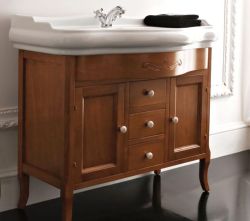 Szafka podumywalkowa 90 cm Kerasan Retro 7347 orzech do umywalki 100 cm