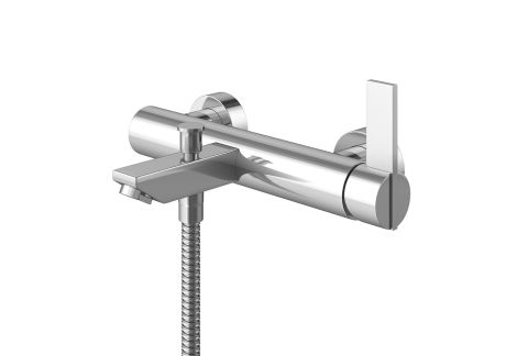 Przejdź do produktu Bateria wannowa ścienna Kohlman Dexame QW110D chrom