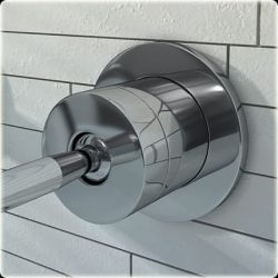 Bateria umywalkowa podtynkowa Kohlman Maxima QB180M chrom