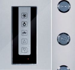 Panel sterowania w kabinie półokrągłej z hydromasażem 89x89 cm Kerra Lisa 90