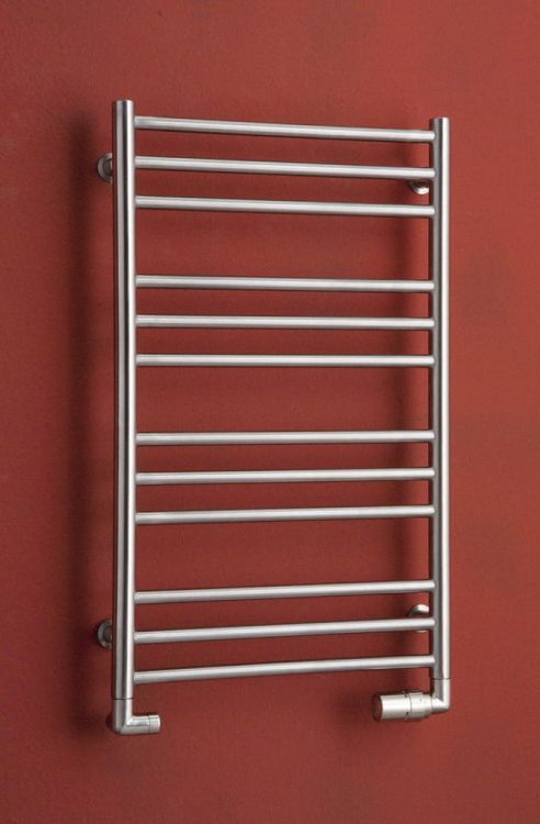 Grzejnik łazienkowy 50x79 cm PMH Sorano inne dostępne kolory SN1SS szczotkowana stal nierdzewna