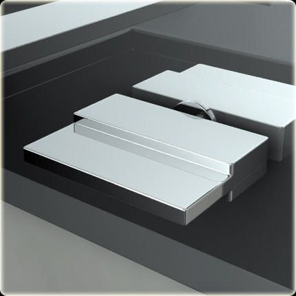 Bateria umywalkowa podtynkowa z wylewką 20 cm Kohlman Axis QW198N chrom