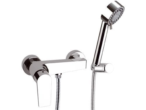 Bateria prysznicowa ścienna kompletna Remer Dream D38CR