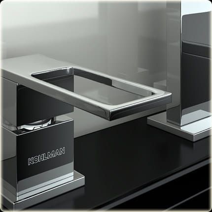 Bateria wannowa 3-otworowa Kohlman Nexen QB241U chrom