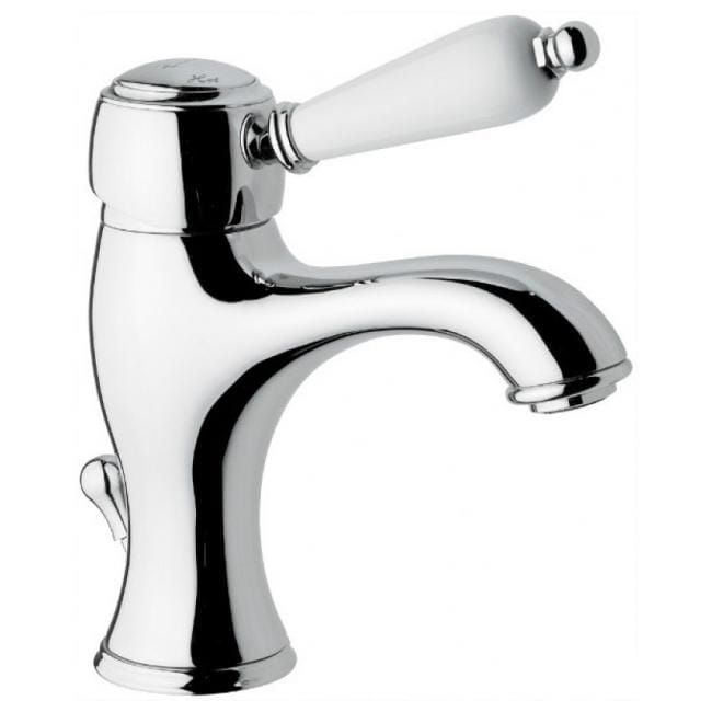 Bateria umywalkowa 17,5 cm Retro stojąca z korkiem automatycznym Emmevi Laguna 40063CR chrom