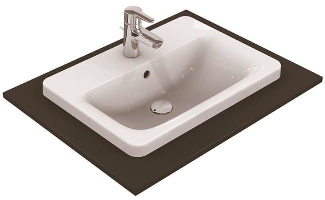 Umywalka prostokątna wpuszczana w blat 58x43 cm Ideal Standard Connect E504401