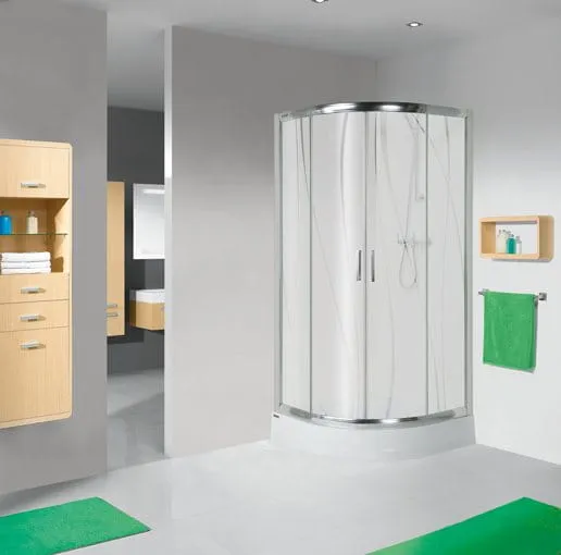 Sanplast KP4/TX5 Kabina narożna półokrągła 90x90 cm 600-270-0262-01-400