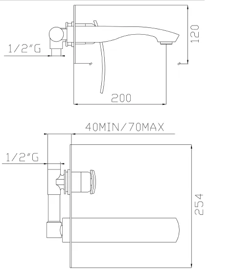 Bateria umywalkowa podtynkowa Sapho Flo 7034