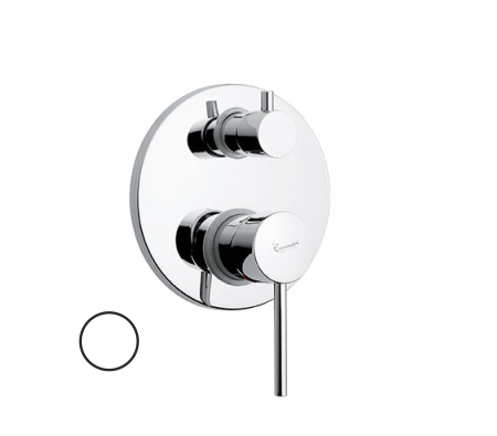 Bateria podtynkowa 3-drożna Emmevi Piper chrom 45029CR