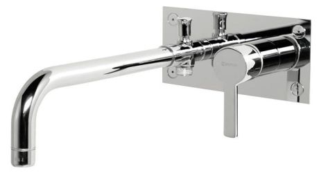 Przejdź do produktu Bateria wannowa podtynkowa z wylewką i przyłączem węża prysznicowego Sapho Espada ES09 chrom