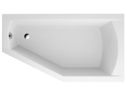 Wanna narożna asymetryczna 160x90 cm Polimat Selena 00951 prawa