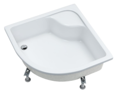 Brodzik półokrągły 80x80x41cm Schedpol Doris 3.222 R55