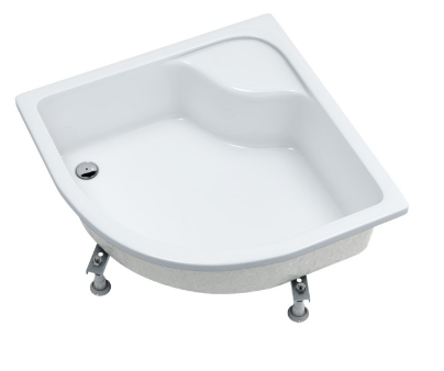 Przejdź do produktu Brodzik półokrągły 80x80x41cm Schedpol Doris 3.222 R55