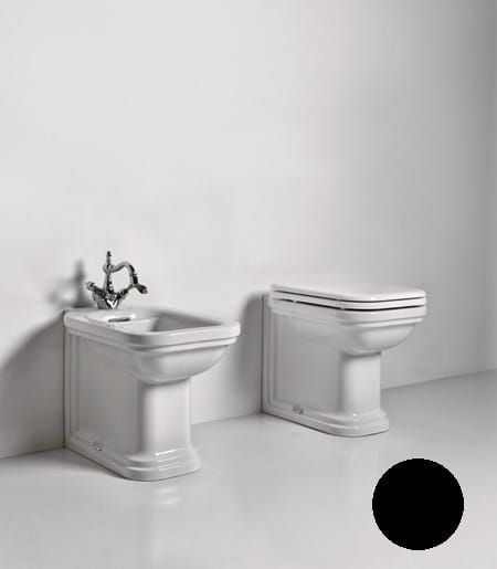 Kerasan Waldorf czarny bidet stojący bronzo 4121K6