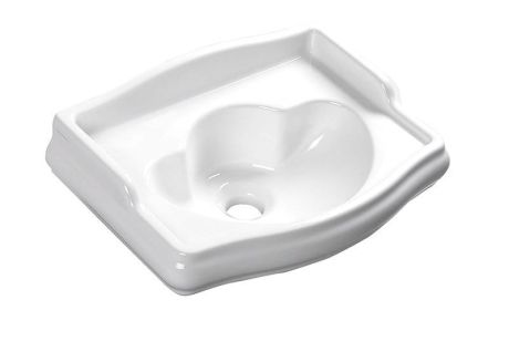 Przejdź do produktu Umywalka podwieszana bez otworu 41x32 cm 103301  biała