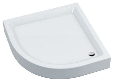 Przejdź do produktu Brodzik półokrągły 80x80x16cm Schedpol Eko 2.03.322 R55