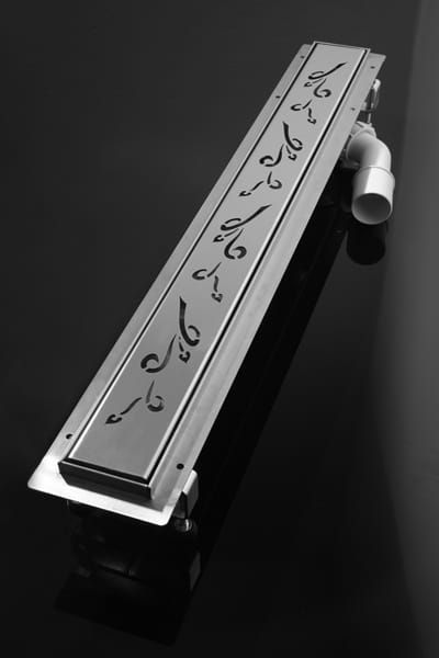 Odpływ liniowy 80 cm z syfonem z boku Moon Flora 080