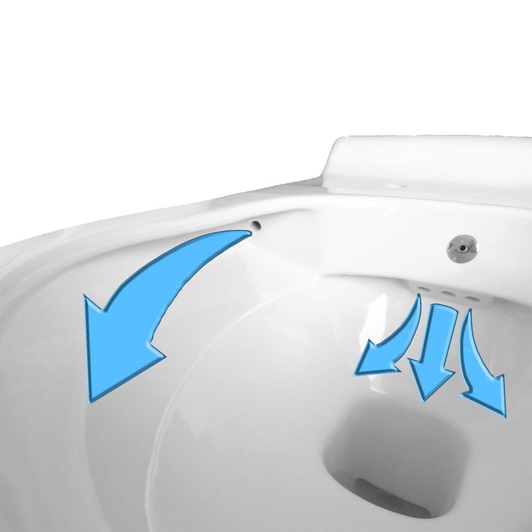 Miska WC bezrantowa z funkcją bidetu 2w1 Harmony MAN 3 z deską w komplecie