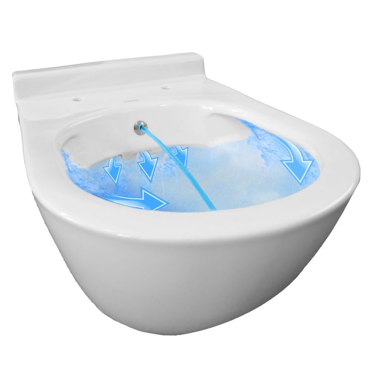 Miska WC bezrantowa z funkcją bidetu 2w1 Harmony MAN 3 z deską w komplecie