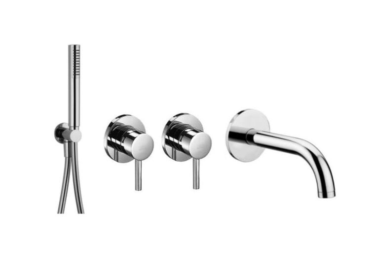 zestaw wannowo prysznicowy Paffoni 2 x light z wylewką stick chrom połysk.jpg