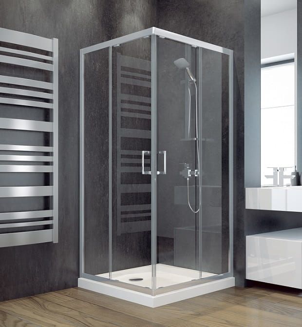 Kabina prysznicowa kwadratowa 80x80x185 cm Besco Modern 185
