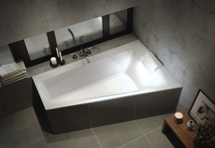 Wanna asymetryczna 170x110cm Riho Still Smart B102003005 z oświetleniem LED