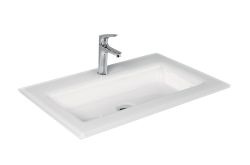 Umywalka szklana na indywidualny wymiar z prostokątną misą Glass