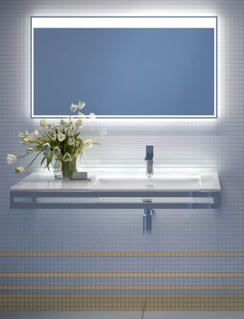 Przejdź do produktu Umywalka szklana na indywidualny wymiar z prostokątną misą Glass po prawej stronie 160-02R biały połysk