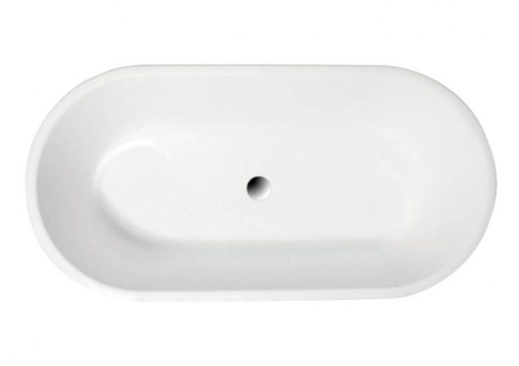 Wanna wolnostojąca 150x75 cm AMONA NERO NEW Polimat 00335 czarny mat