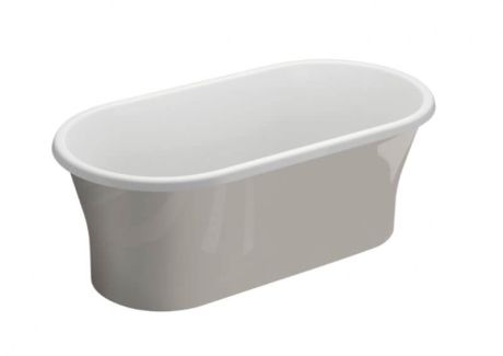 Przejdź do produktu Wanna wolnostojąca 150x75 cm AMONA NEW Polimat popiel połysk 00412 popiel