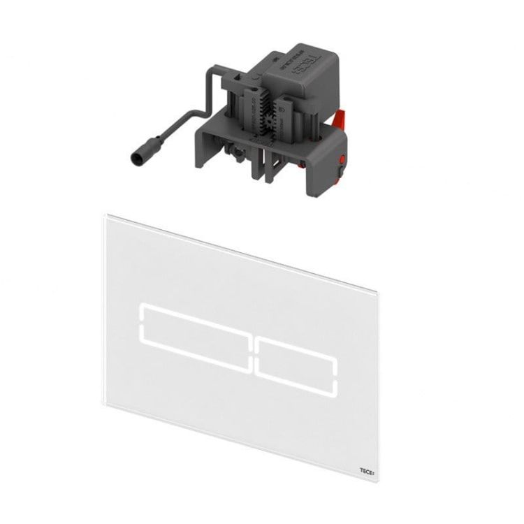 Przycisk szklany spłukujący bezdotykowy do WC - TECElux mini 9240960