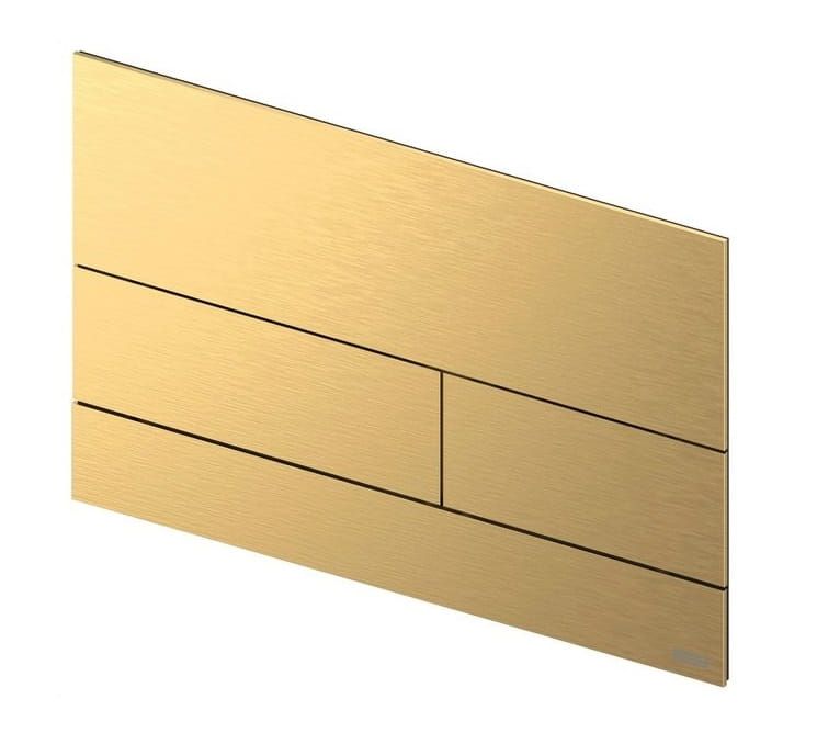 Przycisk spłukujący do WC TECEsquare II 9240838 złoty optyczny szczotkowany