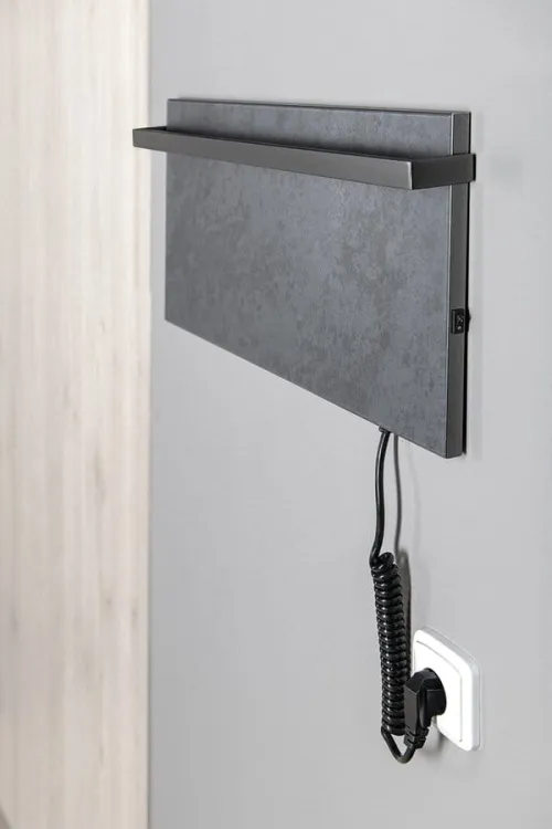 Elektryczna suszarka na ręczniki 60x30x6 cm Sapho Elmis EB610 antracyt