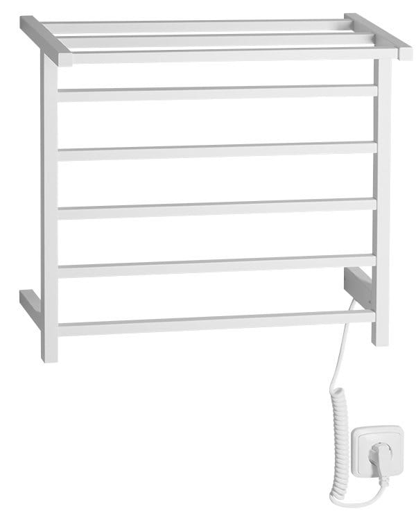 Elektryczna suszarka na ręczniki 50x48x22 cm Sapho Elzor EB500 biały mat