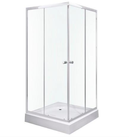 Przejdź do produktu Kabina natryskowa kwadratowa 80x80 cm z brodzikiem Kerra Olga SQ 80