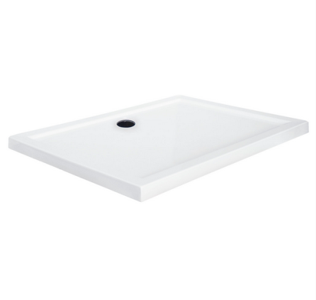 Przejdź do produktu Brodzik prostokątny, płaski Kerra Oskar 100x90x5,5 cm, posadzkowy