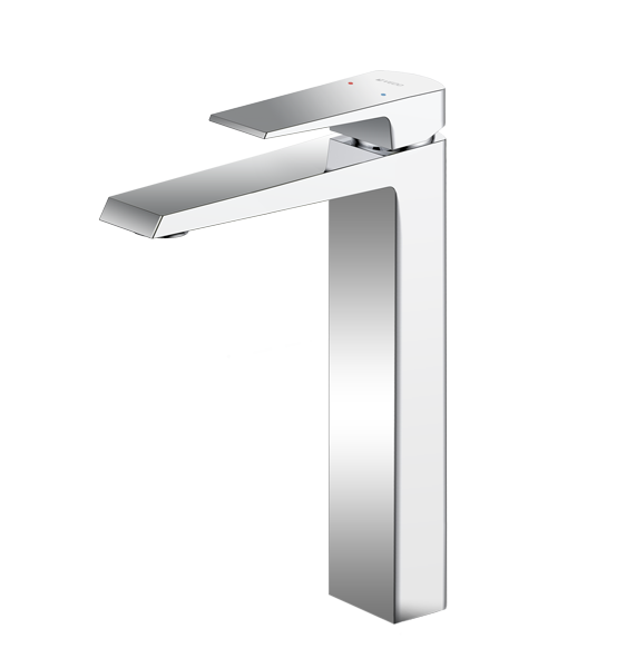 Bateria umywalkowa wysoka 30 cm Vedo Sette Nero VBS7003 chrom