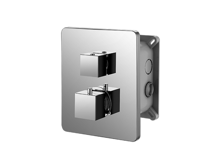 Bateria podtynkowa termostatyczna Vedo Sette 6771-2 chrom