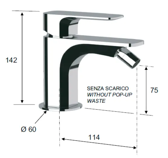 Bateria bidetowa Sapho Spy PY03