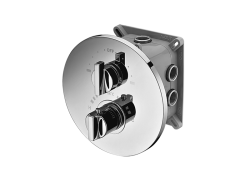 Bateria natryskowa podtynkowa termostatyczna Vedo Rondo 6773-2 chrom