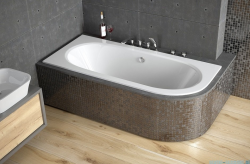 Wanna asymetryczna 150x75 cm Besco Avita Slim