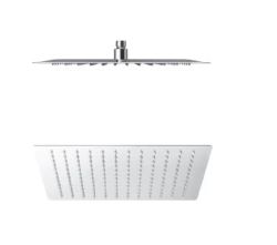 Deszczownica kwadratowa 25x25 cm z ramieniem Vedo VSN2250+VSN0304AS chrom