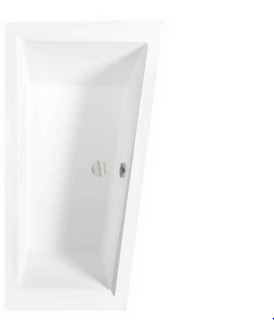 Przejdź do produktu Wanna asymetryczna 150x85 cm Besco Intima Slim #WAIT-150-SP